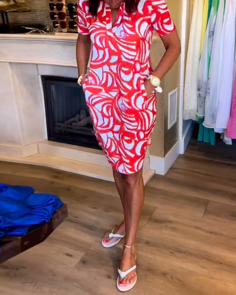 Maeve™ | Robe d'été A-ligne légère avec décolleté en V