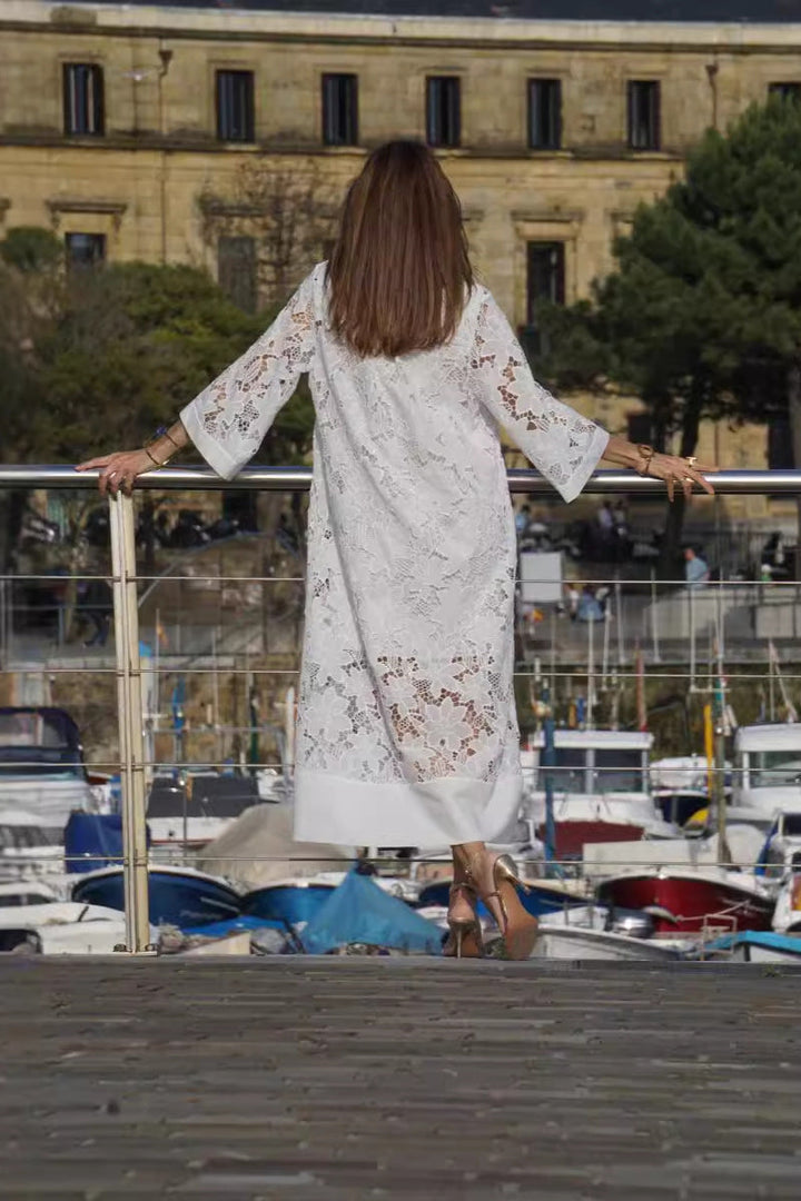 Nezorian™ | Robe Élégante en Dentelle