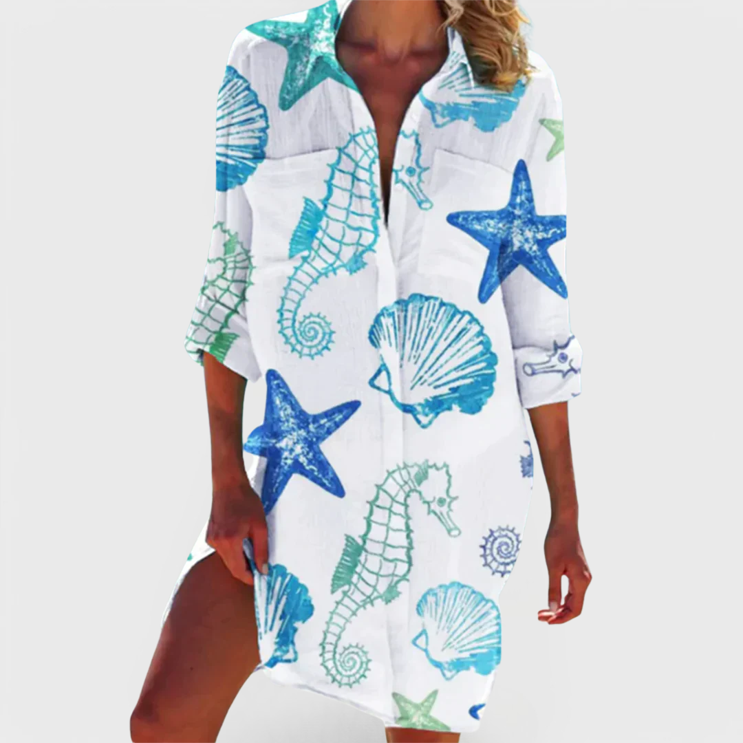 GIOVANNA | ROBE CHEMISE ÉTÉ LÉGÈRE