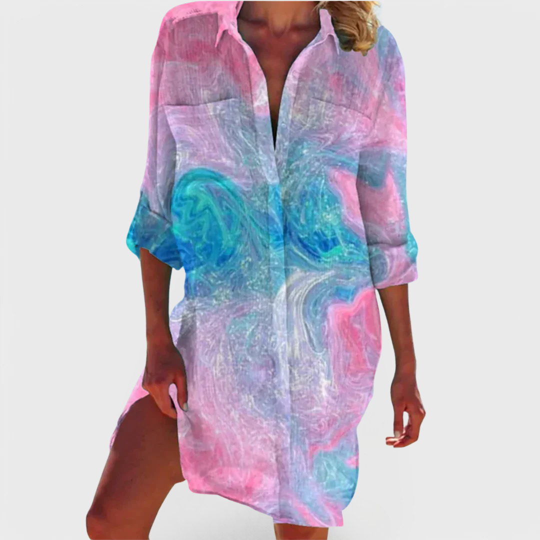 LUDOVICA | ROBE CHEMISE ÉTÉ LÉGÈRE