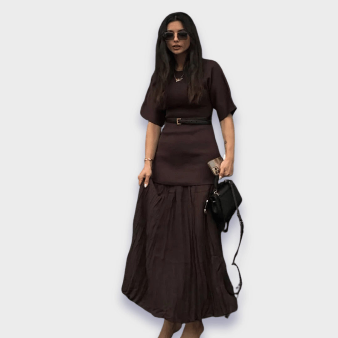 Zelinda | Robe élégante en tissu premium