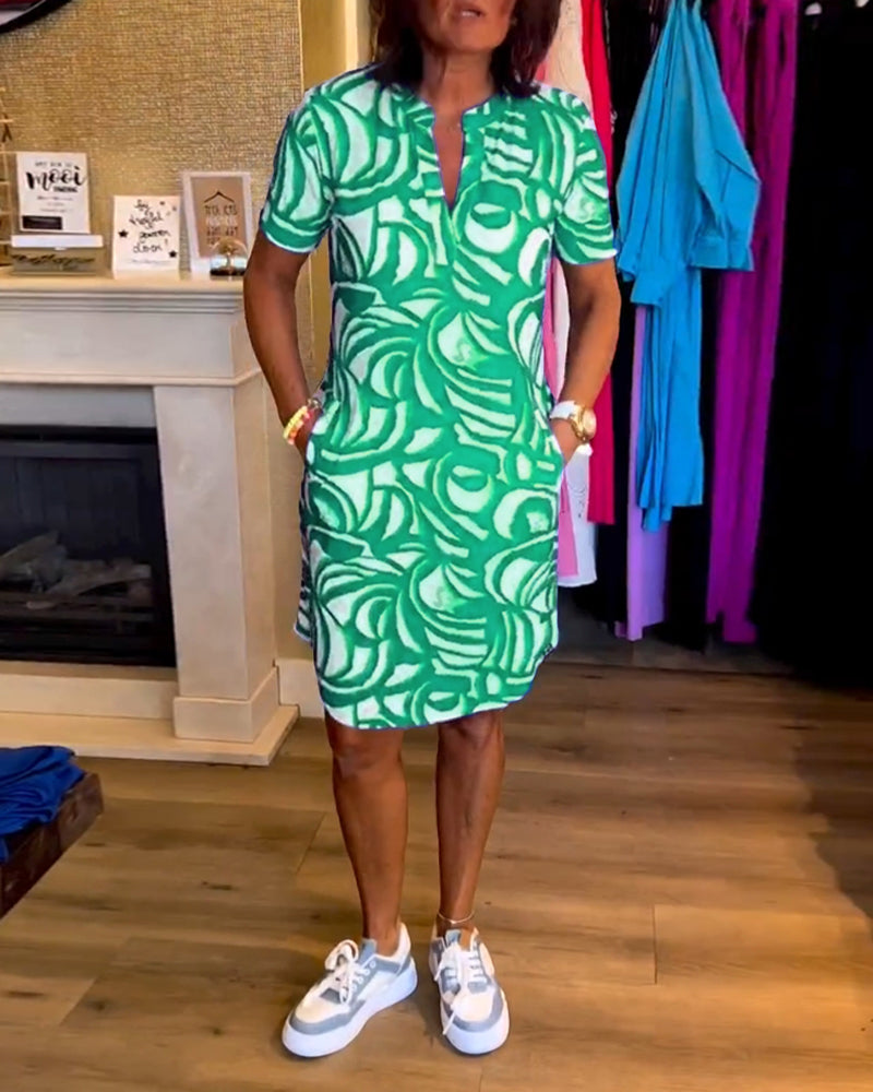 Maeve™ | Robe d'été A-ligne légère avec décolleté en V