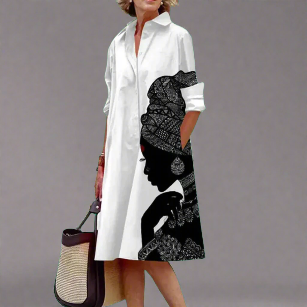 Revel - Robe Chemise à motif
