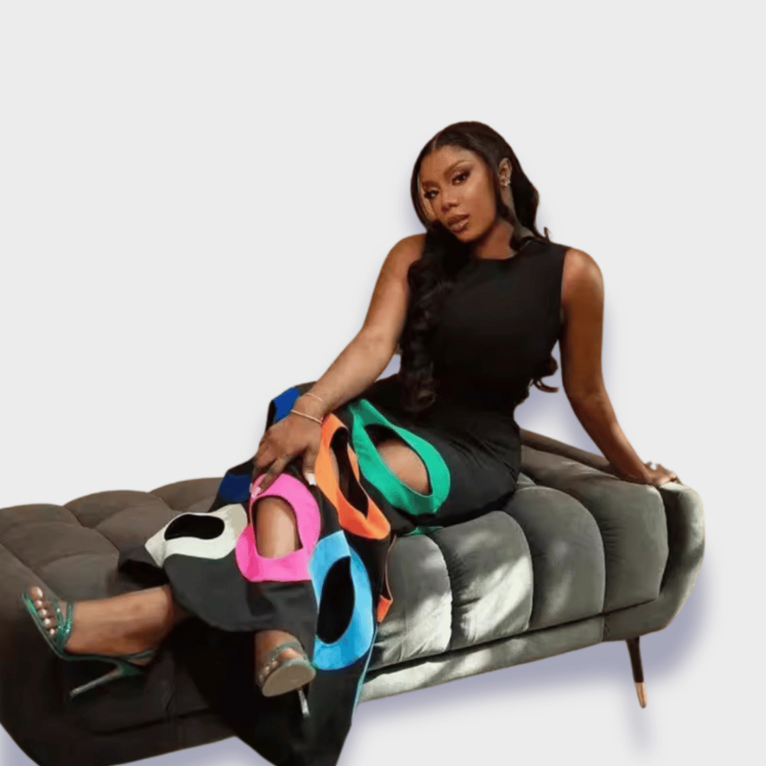 Constanze | Robe artistique en tissu premium fait main