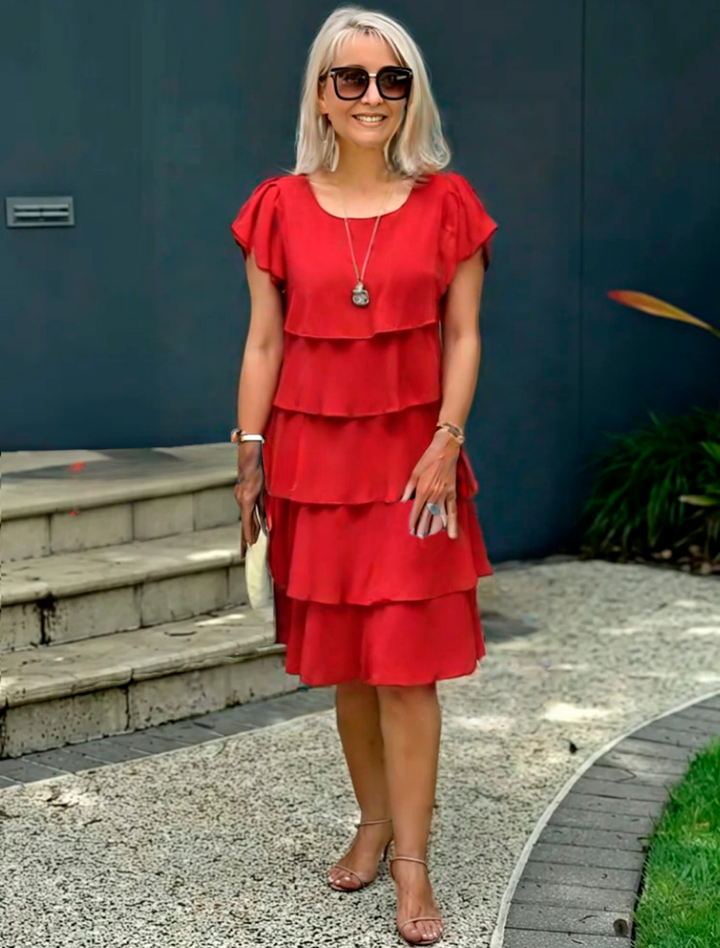 Sela™ | Robe d'Été Élégante pour une Silhouette Flatteuse