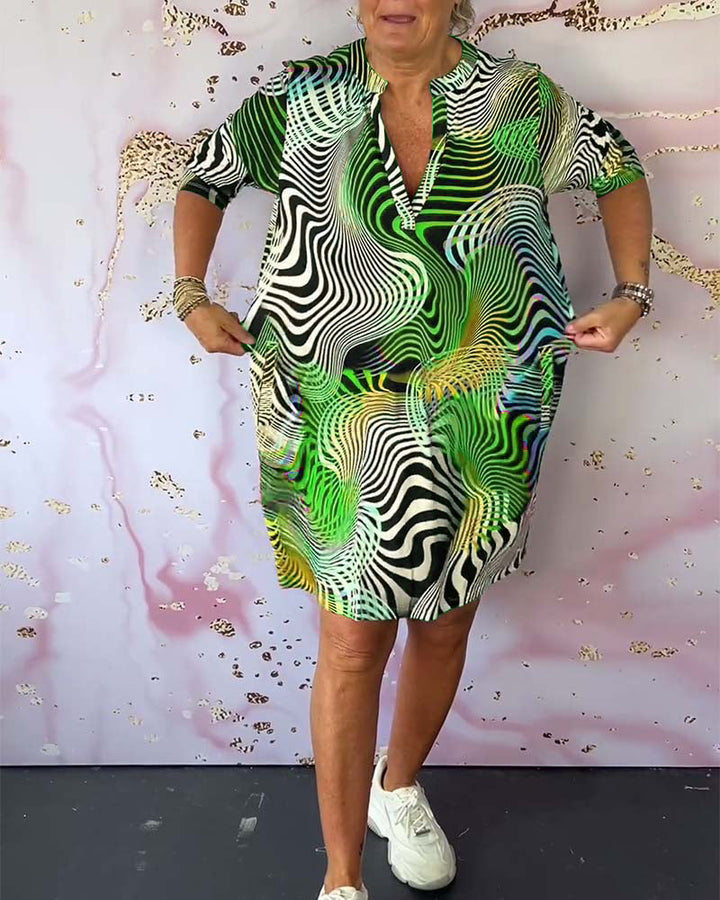 Bellara™ | Robe V-cou Colorée