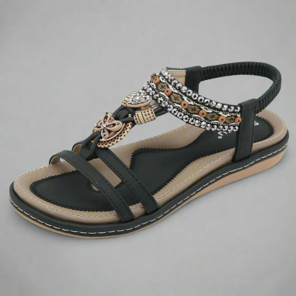 Felicitas | Sandales Boho fait main en matériaux premium