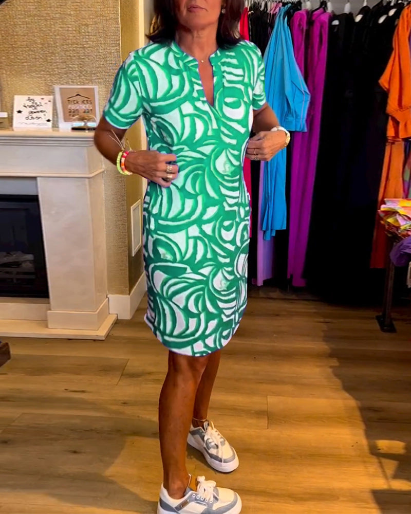 Maeve™ | Robe d'été A-ligne légère avec décolleté en V