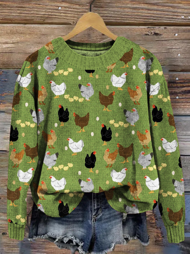 Ethel™ | Pull poules et nature