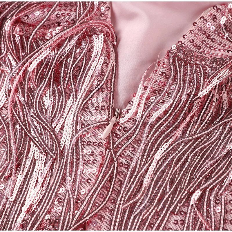 Lyras™ | Mini Robe Élégante avec Plumes