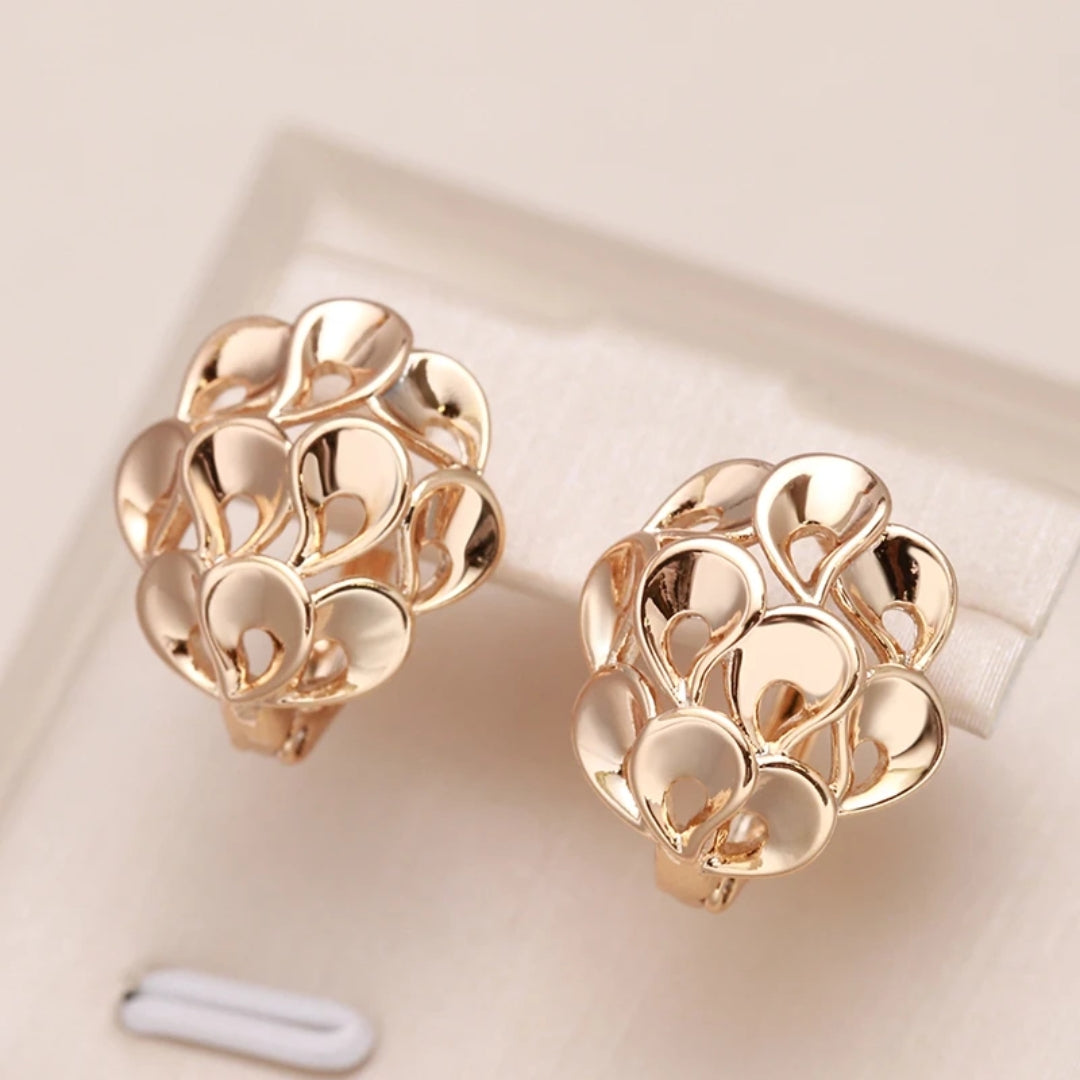 Boucles d'oreilles dorées