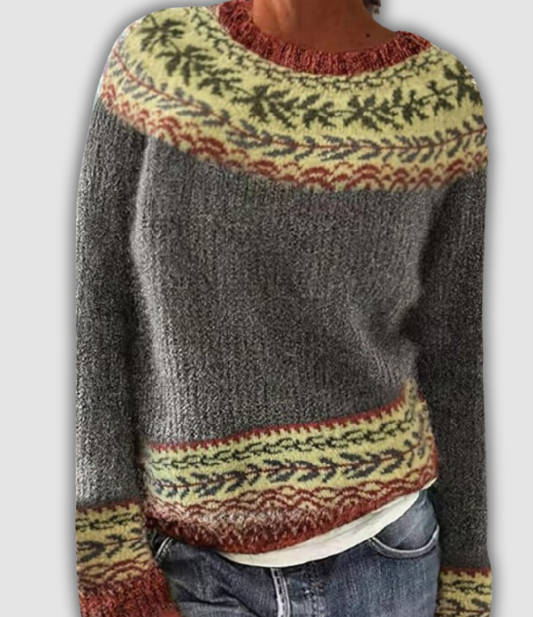 Anouk - Pull rétro confortable