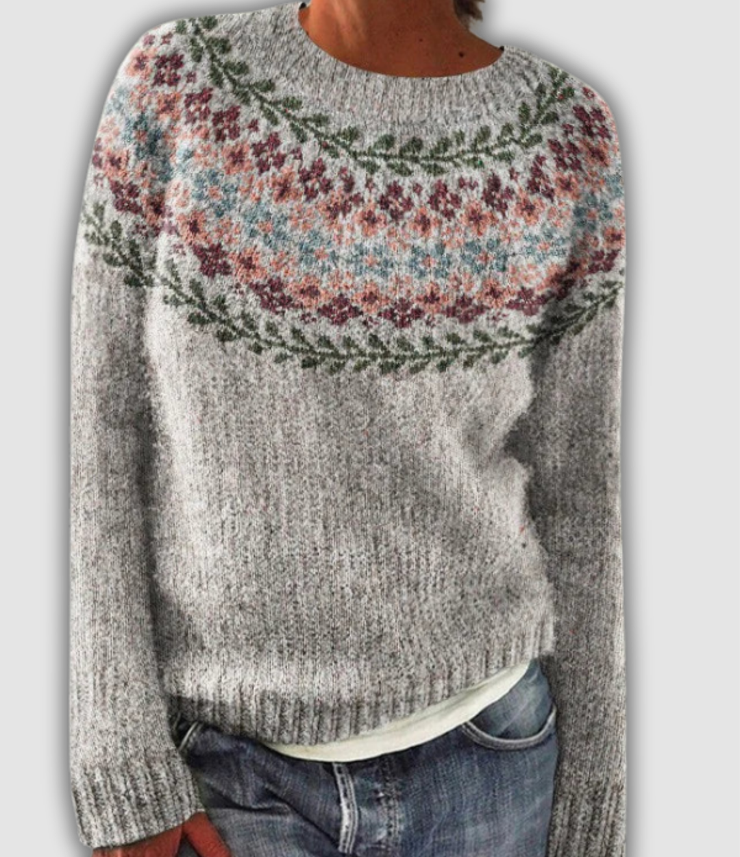 Kaia - Pull rétro confortable