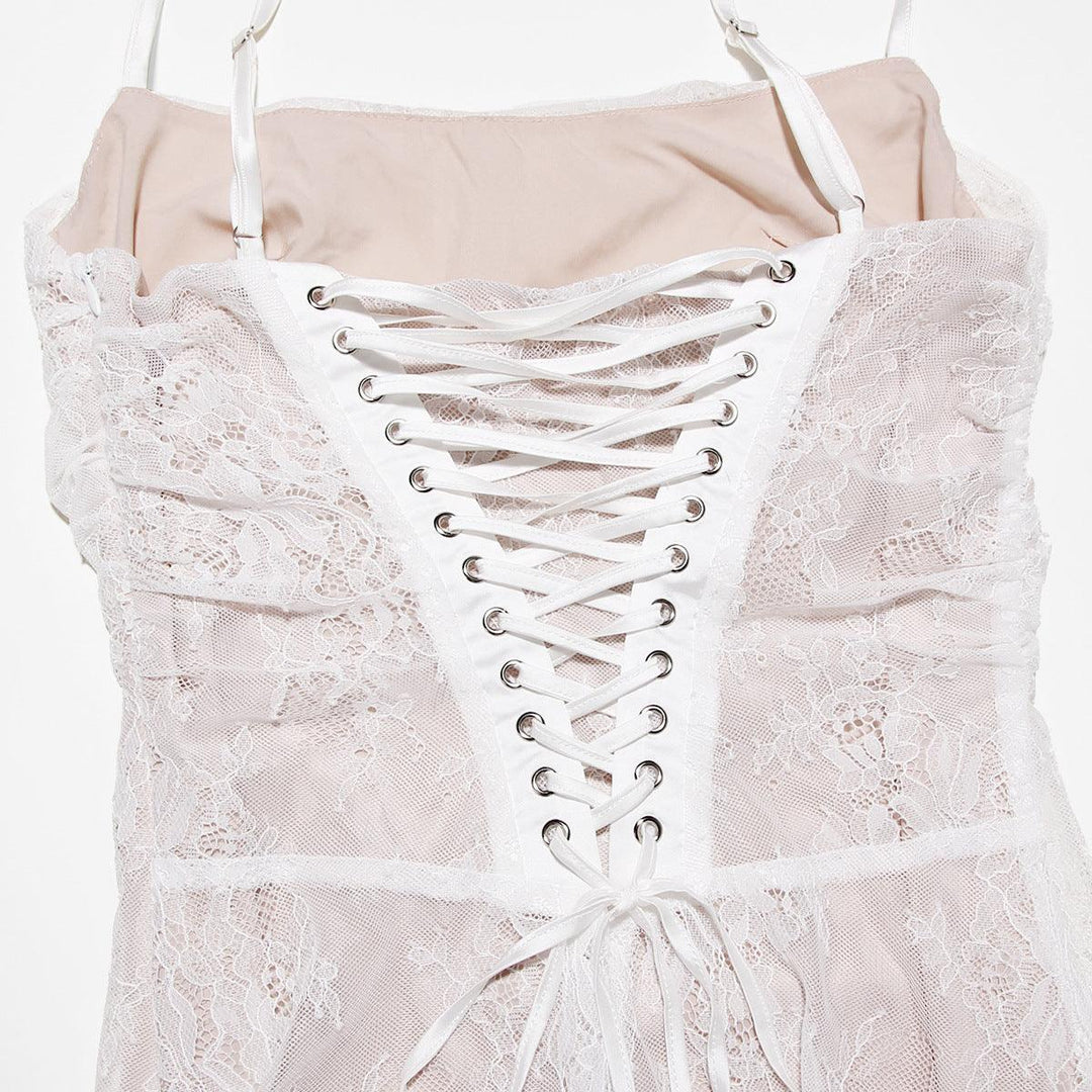 CELESTE - Robe Maxi en Dentelle