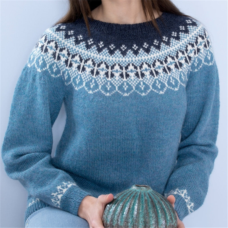 Cornelia | Pull doux avec imprimé