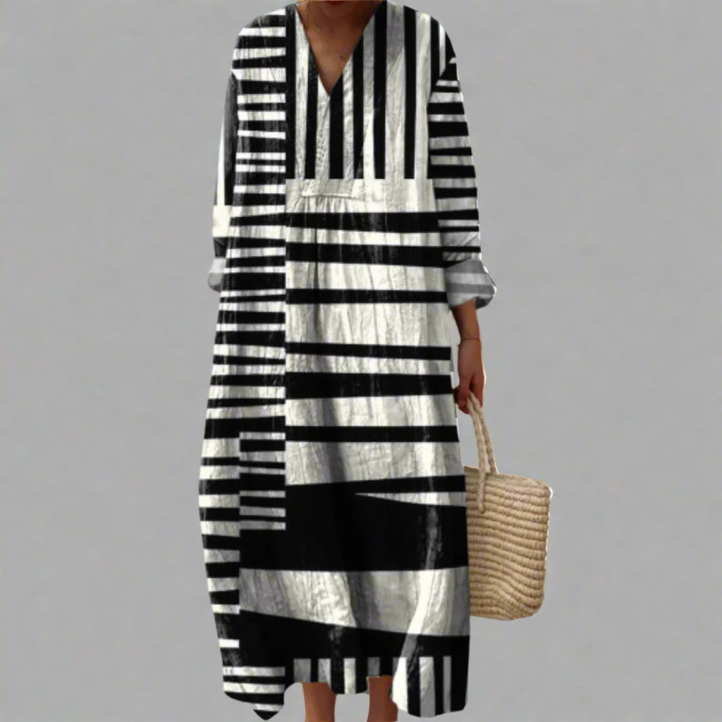 Doris™ | Robe géométrique élégante