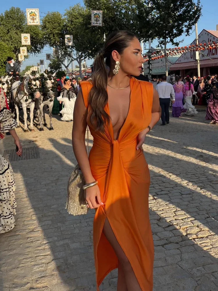 Moriah - Robe plissée élégante