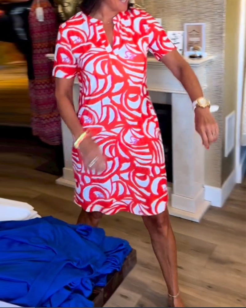 Maeve™ | Robe d'été A-ligne légère avec décolleté en V