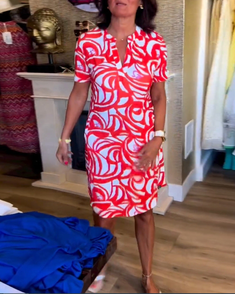 Maeve™ | Robe d'été A-ligne légère avec décolleté en V