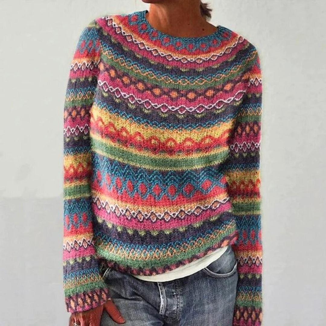 Mariela™ | Pull rétro d'automne