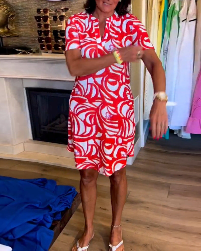 Maeve™ | Robe d'été A-ligne légère avec décolleté en V