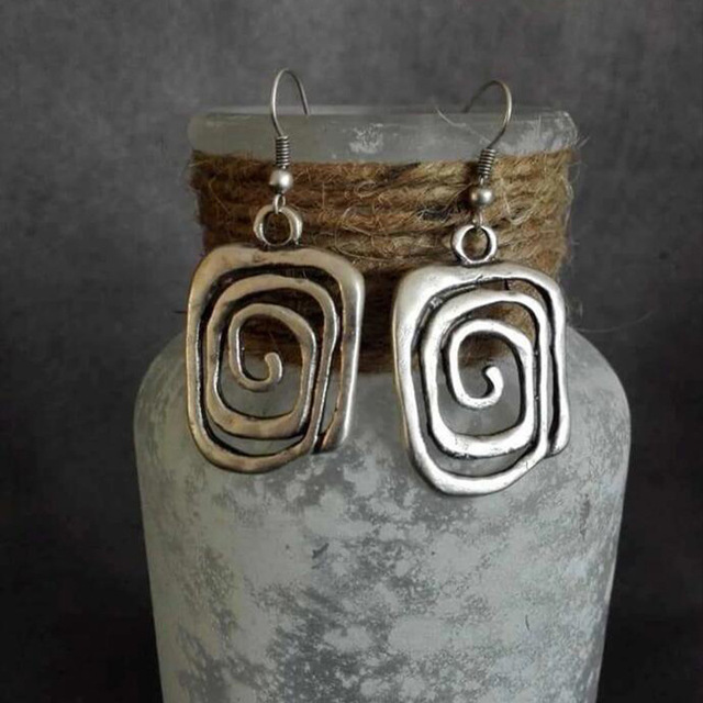 SPIRALE D'ARGENTO | SUSSURRI DI LUNA BOUCLES D'OREILLES
