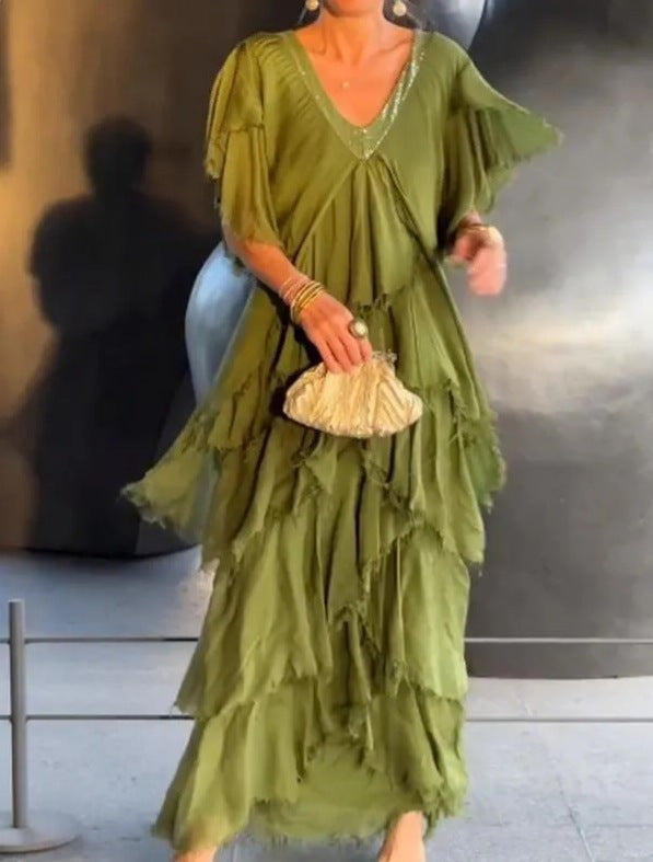 Fayla™ | Robe Longue Élégante avec Motif Floral