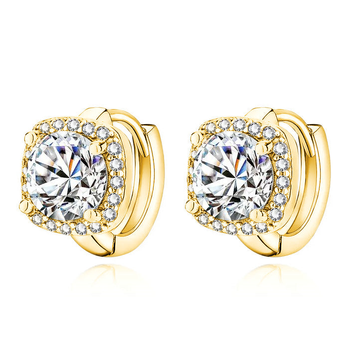 Boucles d'oreilles carrées Nadine