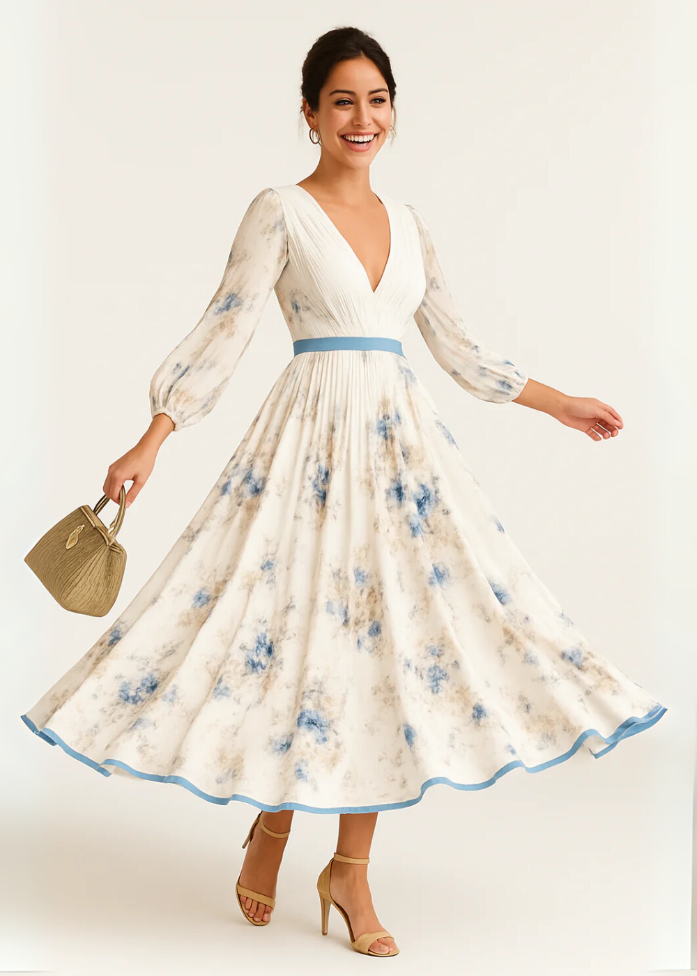 Lark™ | Robe Maxi Florale Intemporelle
