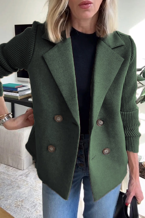 Elvora™ | Blazer Élégant avec Manches Contrastées