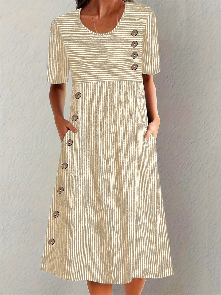 Sofe™ | Robe d'été rayée élégante