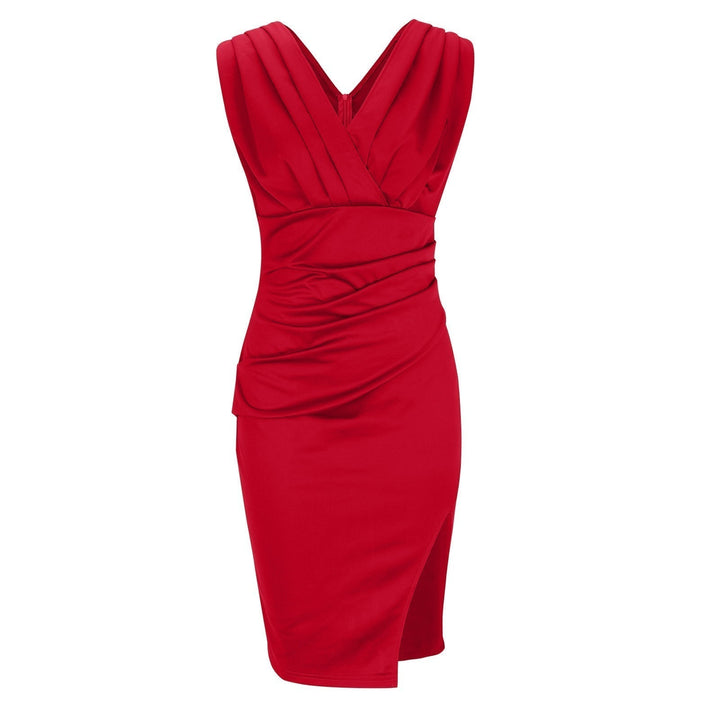 Francesca™ | Robe Décolleté en V et Fente