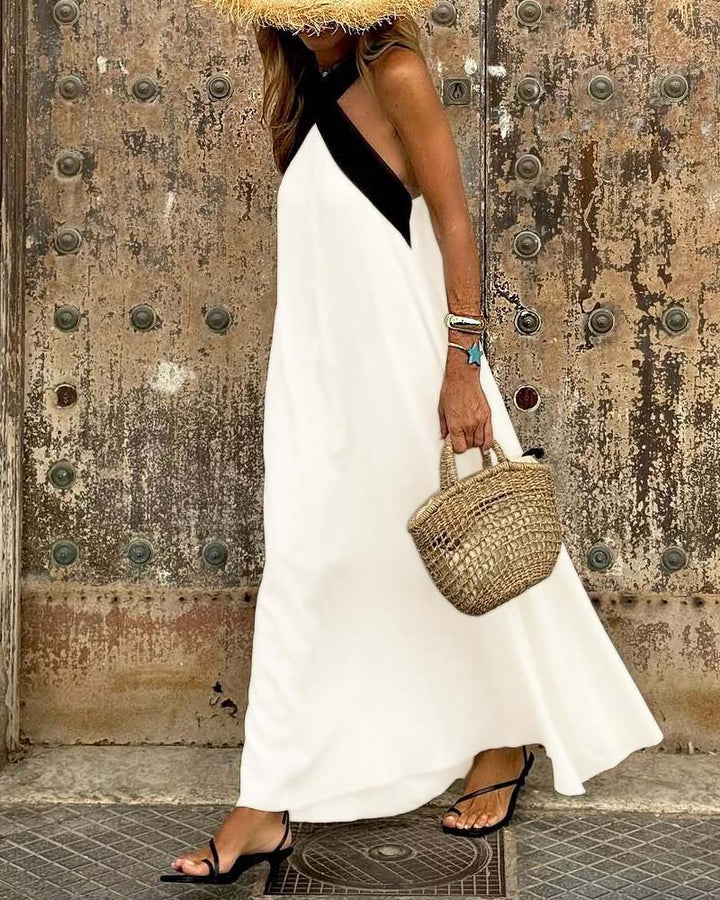 Ash™ | Robe Croisée Élégante avec Dos Ouvert