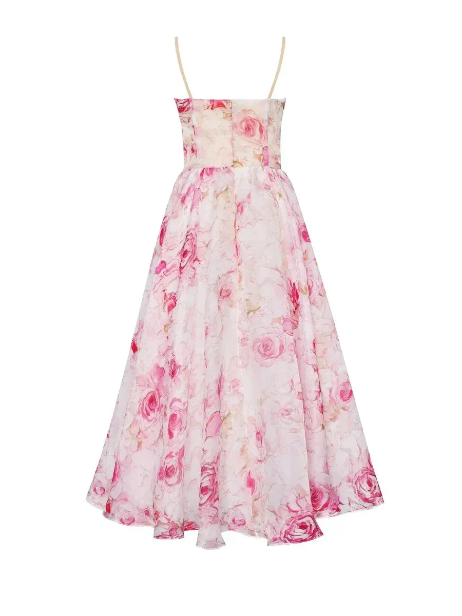Alani™ | Robe Fleurie Sans Bretelles Envoûtante