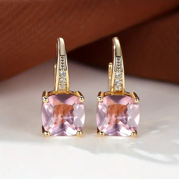 Boucles d'oreilles en pierre mystique
