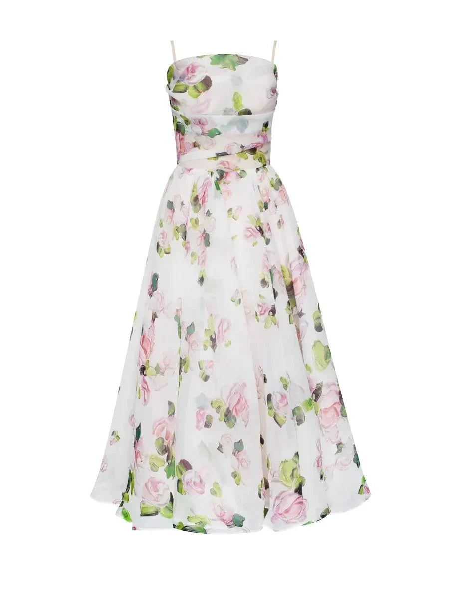 Alani™ | Robe Fleurie Sans Bretelles Envoûtante