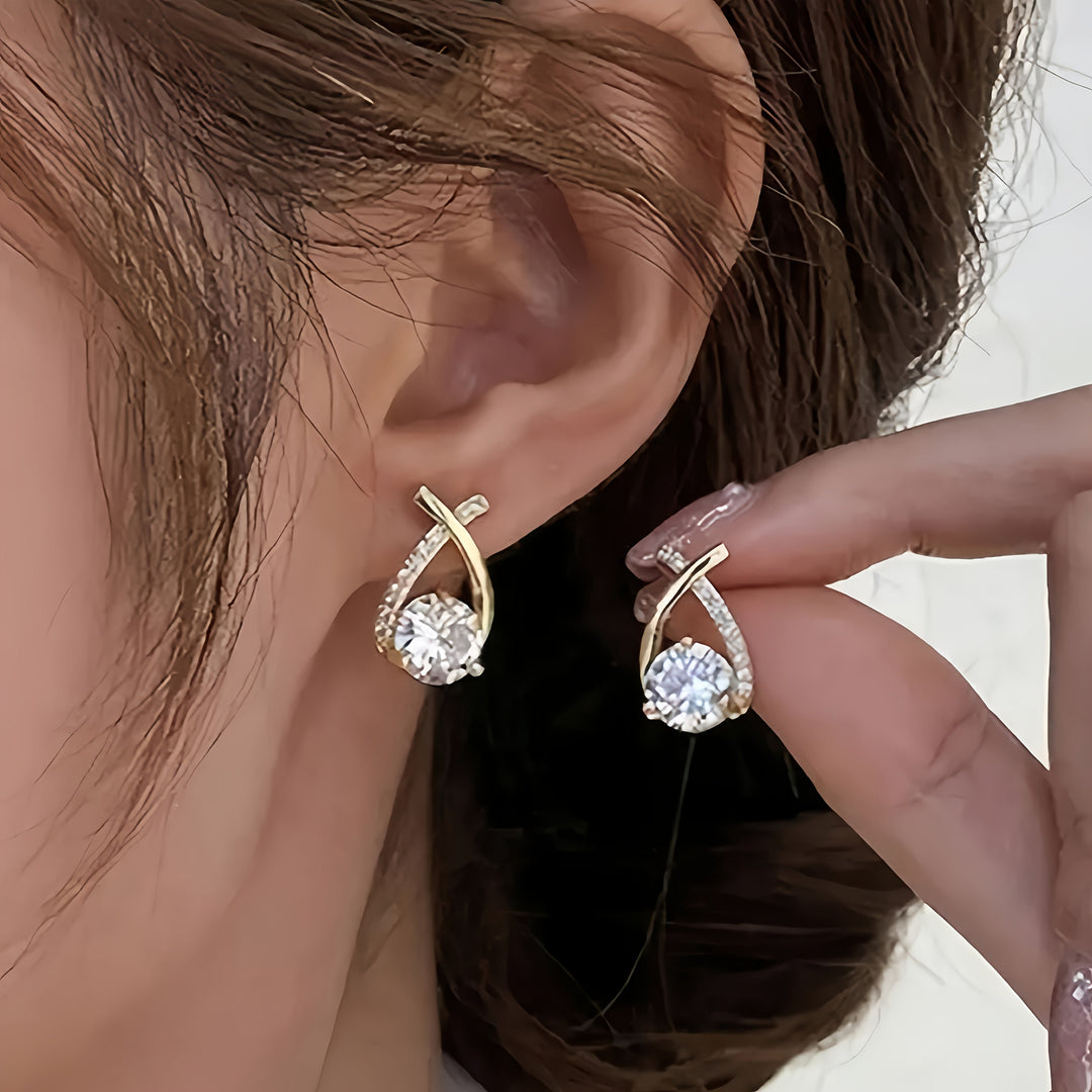 LUCE D'ORO | SOUPIRS D'UN RÊVE ANGÉLIQUE BOUCLES D'OREILLES