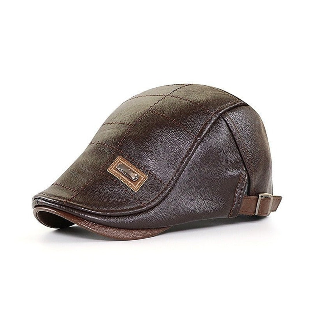 Elya™ | Casquette en cuir unisexe stylée