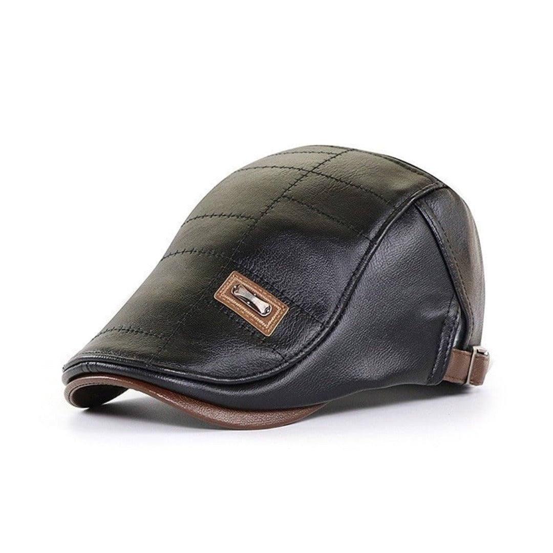 Elya™ | Casquette en cuir unisexe stylée