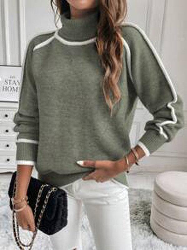 Eryndra™ | Pull Col Roulé Casual Chic