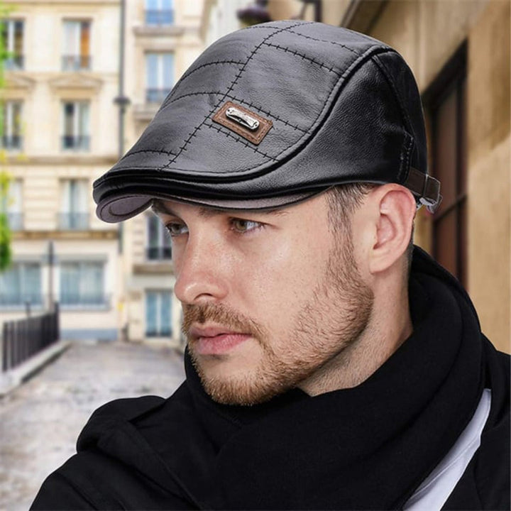 Elya™ | Casquette en cuir unisexe stylée