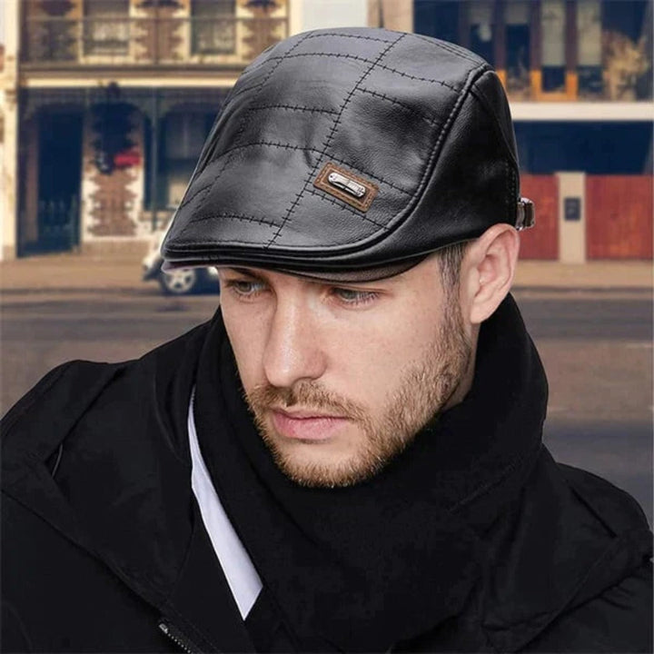 Elya™ | Casquette en cuir unisexe stylée
