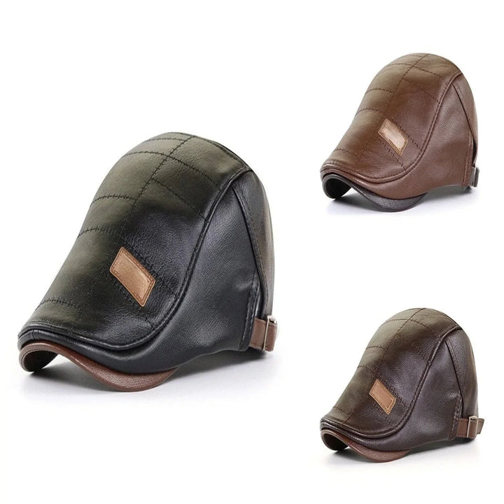 Elya™ | Casquette en cuir unisexe stylée