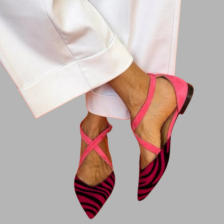 Orlanda | Ballerines à lanières avec garantie de confort