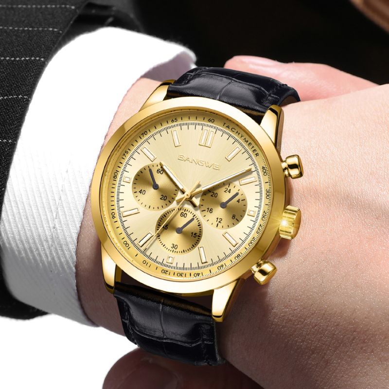 Montre Quartz en Cuir Militaire Sport Casual™ - Olsen & Olsen