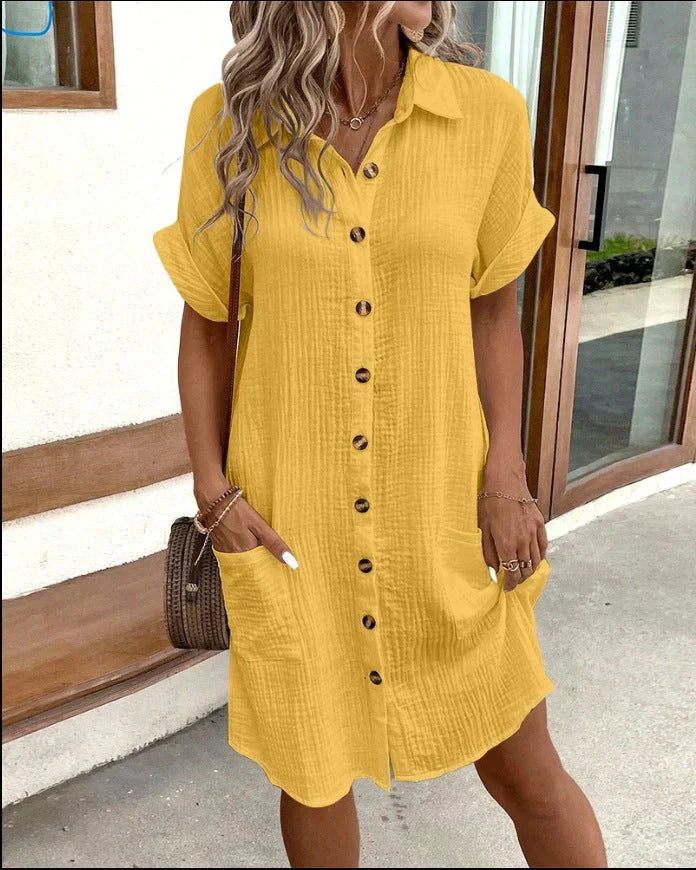 Sira™ | Robe Polo Chic pour un Style Quotidien Sans Effort