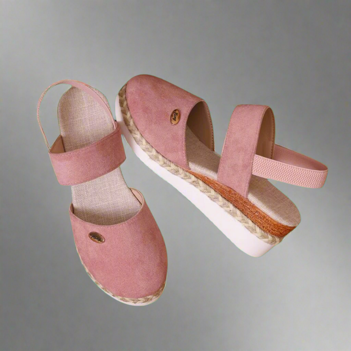 Gitta | Sandales compensées grande taille pour femmes – Confortables et polyvalentes