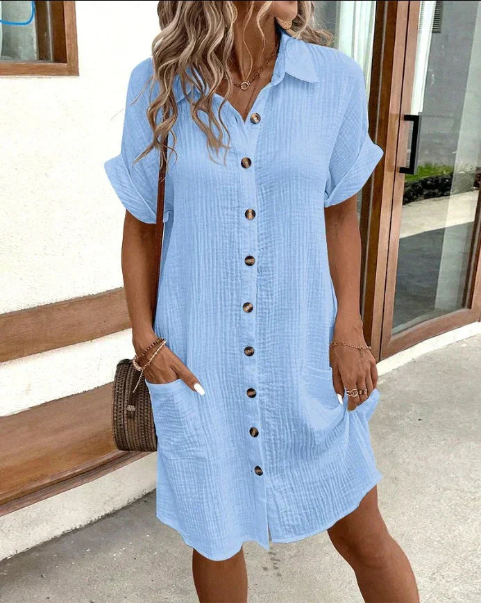 Sira™ | Robe Polo Chic pour un Style Quotidien Sans Effort