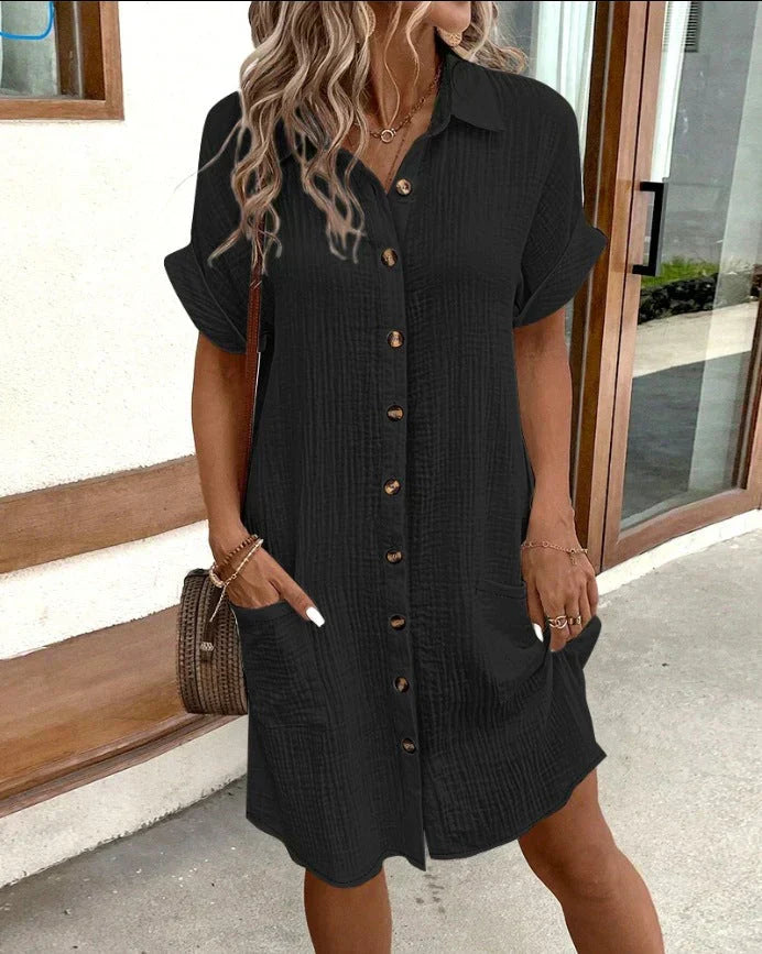 Sira™ | Robe Polo Chic pour un Style Quotidien Sans Effort