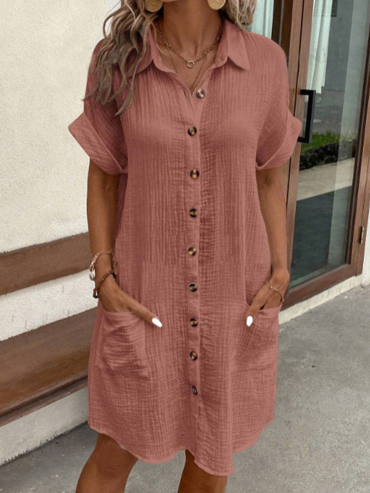 Sira™ | Robe Polo Chic pour un Style Quotidien Sans Effort